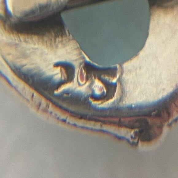 Sterling Silver 925 Dainty Bezel Set Oval Blue Cubic Zirconia CZ Stud Earrings - Picture 8 of 16